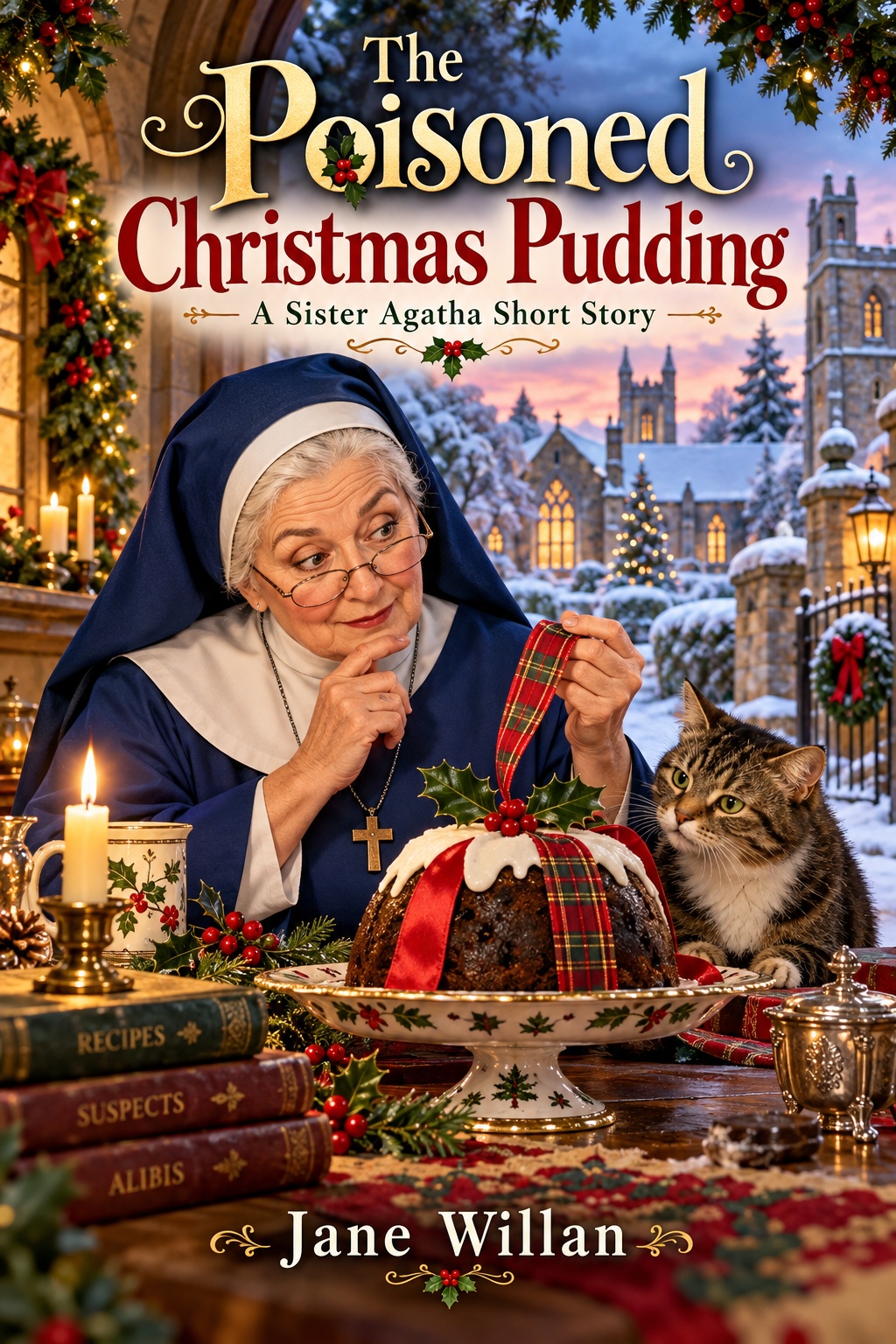 The Poisoned Christmas Pudding: A Sister Agatha Short Story by Jane Willan